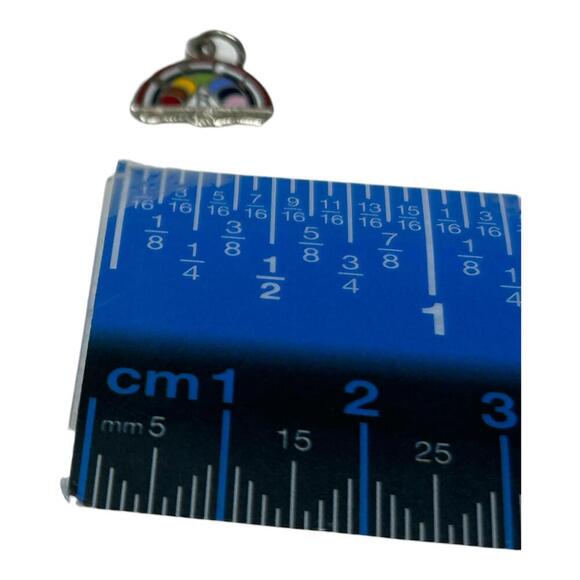 International Order of Rainbow for Girls BFCL Bracelet Journal Bible Charm Vtg - Picture 6 of 6